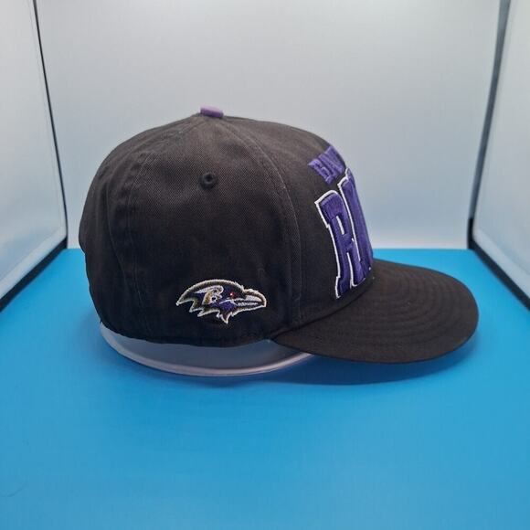 Baltimore Ravens New Era 9FIFTY Black Snapback Hat NFL Cap Size S/M 100% Cotton - Picture 5 of 8
